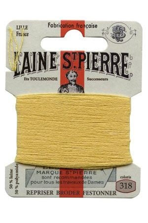 Wool Darning Thread - Straw 318