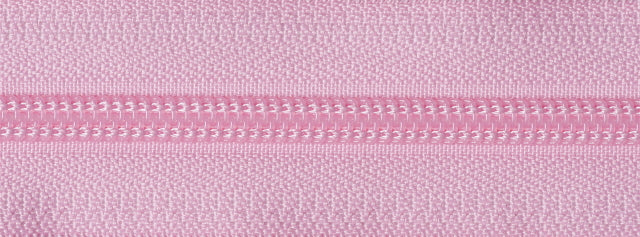 Nylon Open-Ended Zip - Mid Pink 513