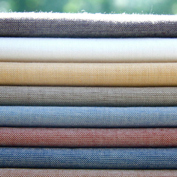 Organic Cotton Crossweave - Grey Marl