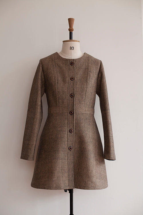Organic Cotton Dunweave - Black/Brown