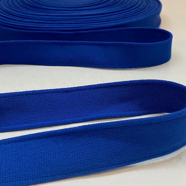 Cotton Strap Webbing 28mm - Princess Blue