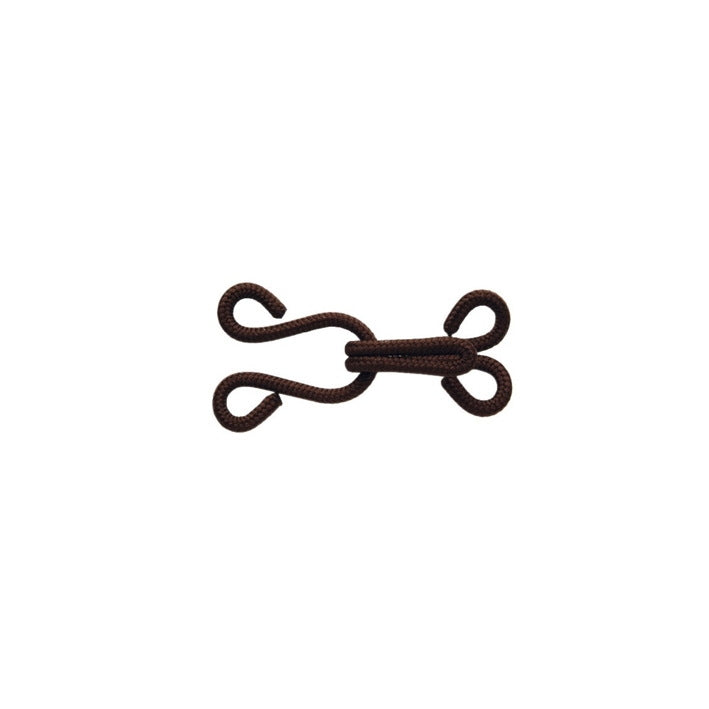 Prym 261454 - Fur Hooks and Eyes - Brown