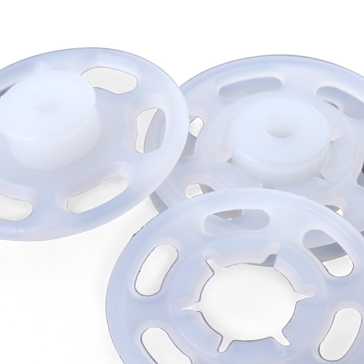 Prym 347159 - Plastic Snap Fasteners - Transparent 10mm