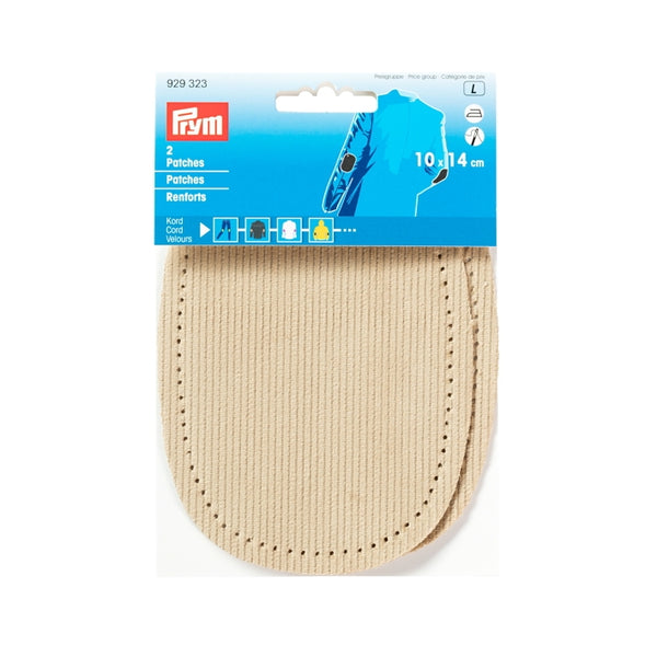 Prym 929323 - Corduroy Elbow Patch - Beige