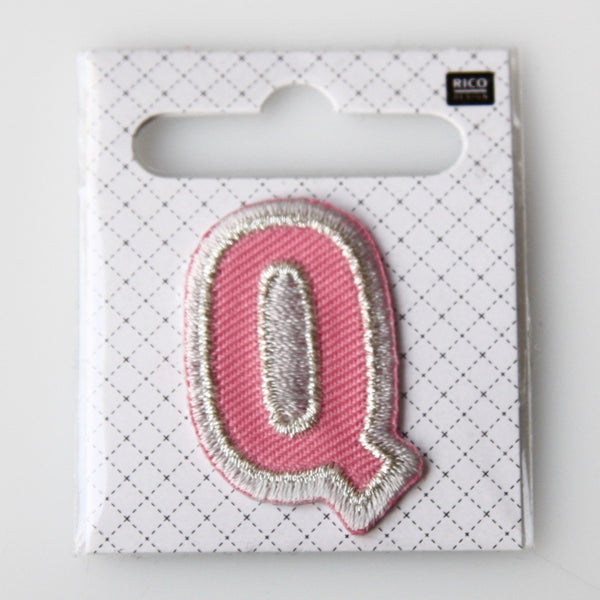 Iron-On Alphabet Patch - Q