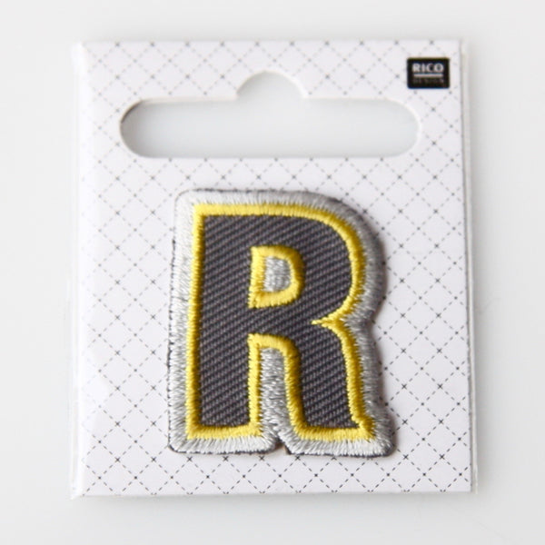 Iron-On Alphabet Patch - R