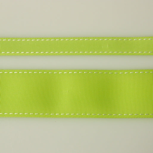 Grosgrain Stitch Ribbon - Lime