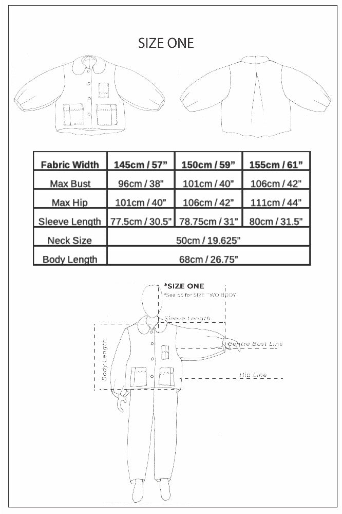 Birgitta Helmersson - Zero Waste Bell Jacket - PDF Pattern