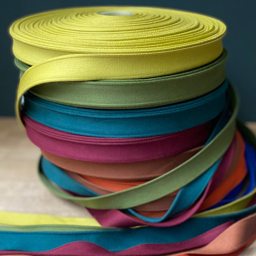 Cotton Strap Webbing 28mm - Jasper Teal
