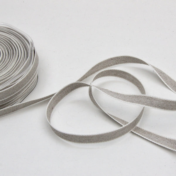 Linen Tape - White Edge - 12mm