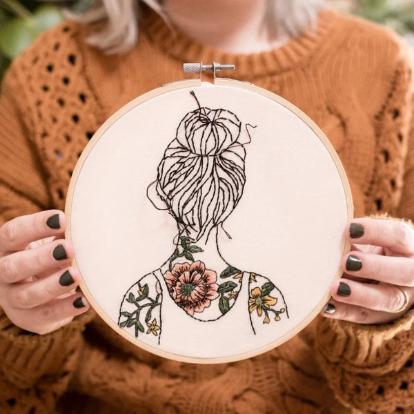 Stitch Happy Embroidery Kit - Tattooed Shoulders